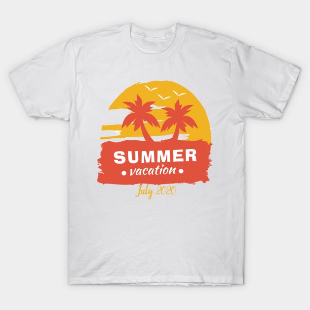 Summer Vacation T-Shirt by Hephaestus